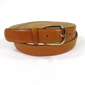 L'Aiglon Men's Belt Bronze/Tan Size 38